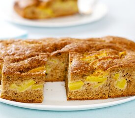 Whole Wheat Peach Coffee Cake