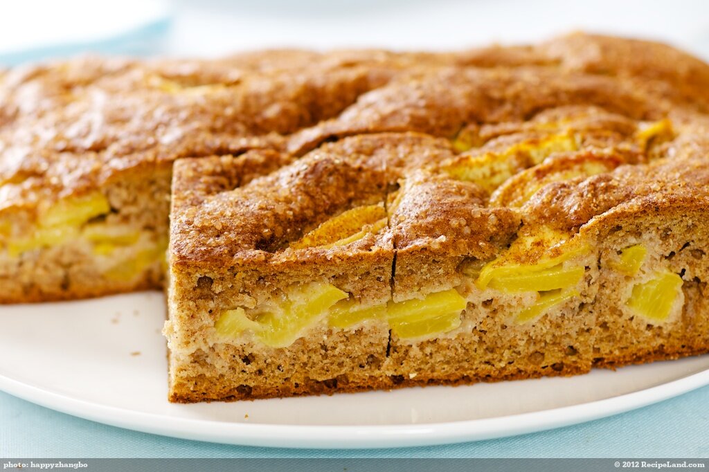 Whole Wheat Peach Coffee Cake