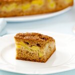 Whole Wheat Peach Coffee Cake