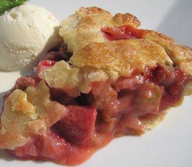 Strawberry Rhubarb Pie 