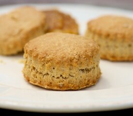 Oat Scones with Apple-Pear Butter