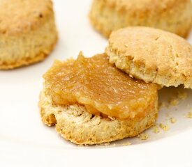 Oat Scones with Apple-Pear Butter