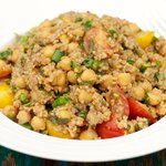Tomato, Basil and Millet Salad
