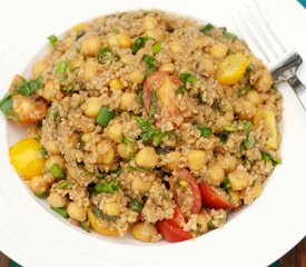 Tomato, Basil and Millet Salad