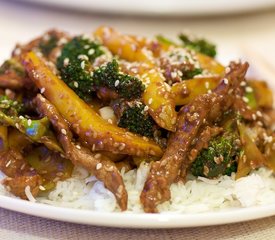 Chinese Spicy Sesame Beef Stir-Fry