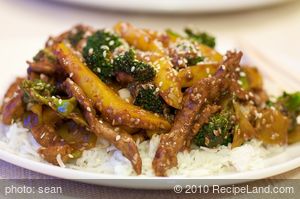 Chinese Spicy Sesame Beef Stir-Fry recipe