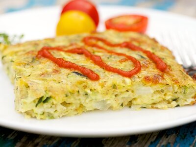 Baked Zucchini Quiche