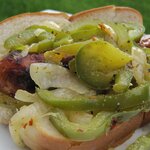 Grilled Italian Sausage & Pepper Sandwiches