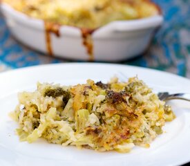 Improved Broccoli, Cheese and Rice Casserole For Two