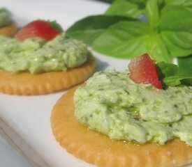 Easy Pesto Cheese Spread