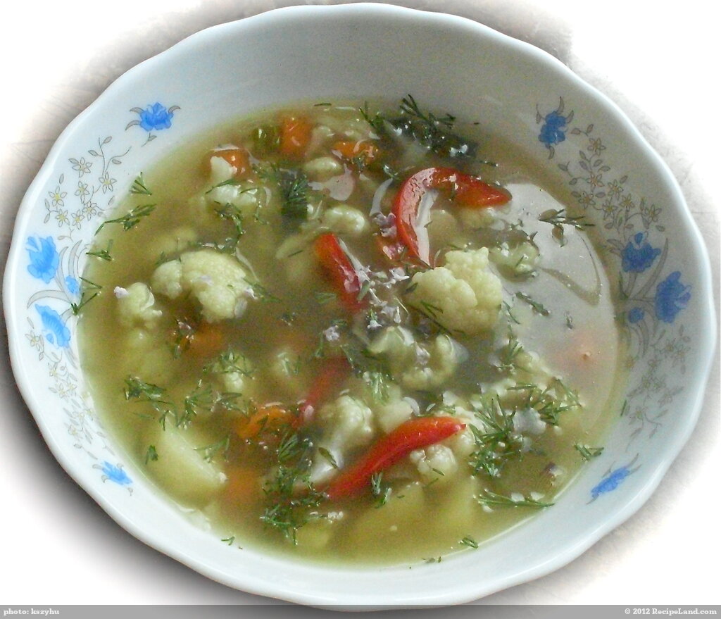 Cauliflower and Savory Soup