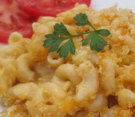 Three Cheese Baked Macaroni