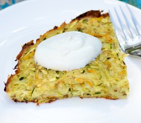 Cheesy Crispy Potato and Zucchini Pancakes