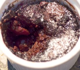 Cherry Chocolate Self-Saucing Pudding