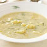 Creamless Leek & Potato Soup (Pressure Cooked)