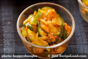 Easy Korean Cucumber Kimchi recipe