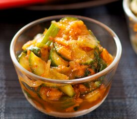 Easy Korean Cucumber Kimchi