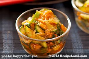 Easy Korean Cucumber Kimchi