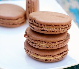 Chocolate Peanut Butter Macarons