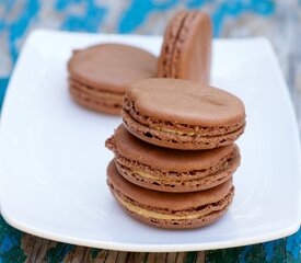 Chocolate Peanut Butter Macarons