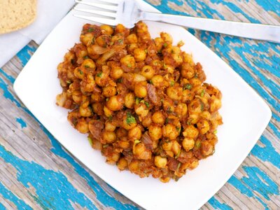 Star Anise and Date Masala Spiced Chickpeas