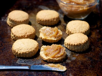 Apple Butter Scones