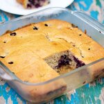 Blueberry Cream-Cheese Coffee Cake (Low Fat)