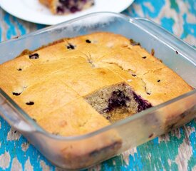 Blueberry Cream-Cheese Coffee Cake (Low Fat)