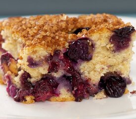 Best Ever Blueberry Coffee Cake (Low Fat)