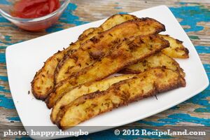 Garlicky Cumin Oven Fries recipe