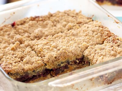 Cherry Crumb Coffee Cake