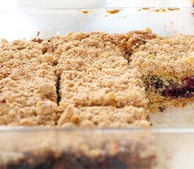 Cherry Crumb Coffee Cake (Healthier Version)