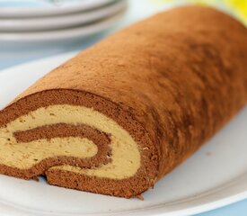 Chocolate Coffee Cream Roll