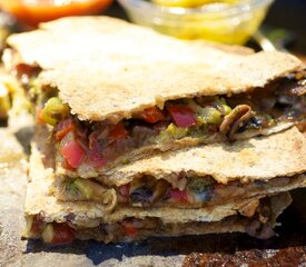 Yummy Broccoli and Mushroom Quesadillas