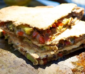 Yummy Broccoli and Mushroom Quesadillas