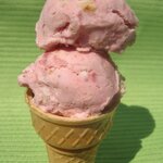 Strawberry Cheesecake Ice Cream Cone