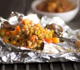 Sweet Potato, Lentil and Green Bean Packets