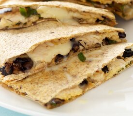 Chicken and Black Bean Quesadillas