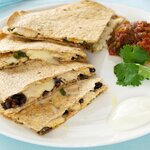Chicken and Black Bean Quesadillas