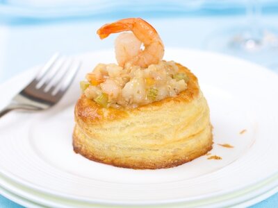 Creamed Shrimp Filling (for Vol-au-Vent or Bouchées)