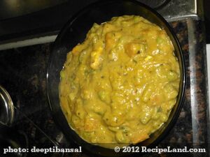 Creamy Navrattan Korma recipe