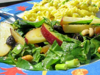 Curried Spinach Salad