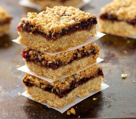 Oatmeal Raspberry Bar Cookies