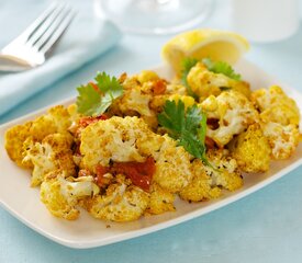 Roasted Spiced Cauliflower with Tomatoes