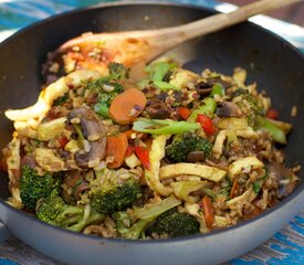 Fried Rice with Broccoli and Egg