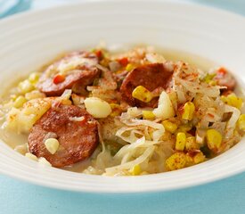 Fresh Corn and Polish Sausage Chowder