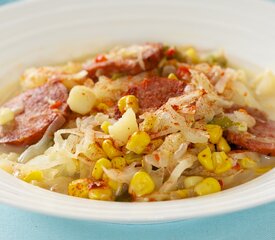 Fresh Corn and Polish Sausage Chowder