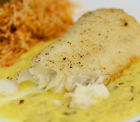 Tilapia with Orange Tarragon Sauce for Two