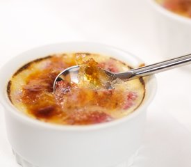 Raspberry Creme Brulee