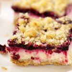 Whole Wheat Cherry Cream Cheese Bars 